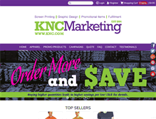 Tablet Screenshot of knc.com